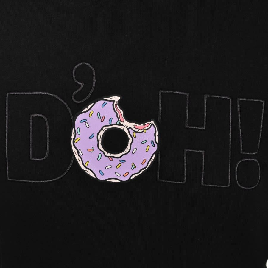 Alternative Image for Productadidas Originals X The Simpsons DOH Hoodie Black3